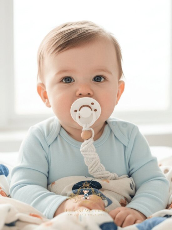 Other - NWT Cute Baby Boys Gift Set Baby Onesies Swaddling Blanket Toy Pacifier Holder